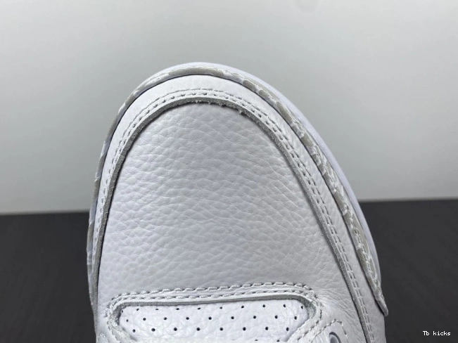 Reps TBK Air PS 'Triple 3 Jordan 429487-111 White' Retro 0714